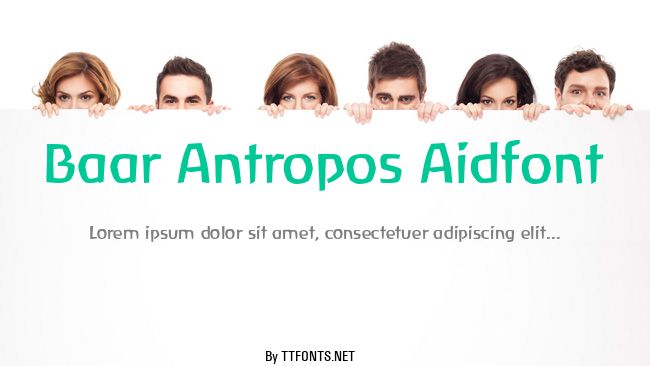 Baar Antropos Aidfont example